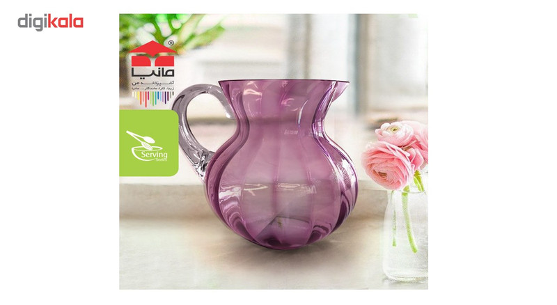 پارچ گرد مانیا طرح عمودی