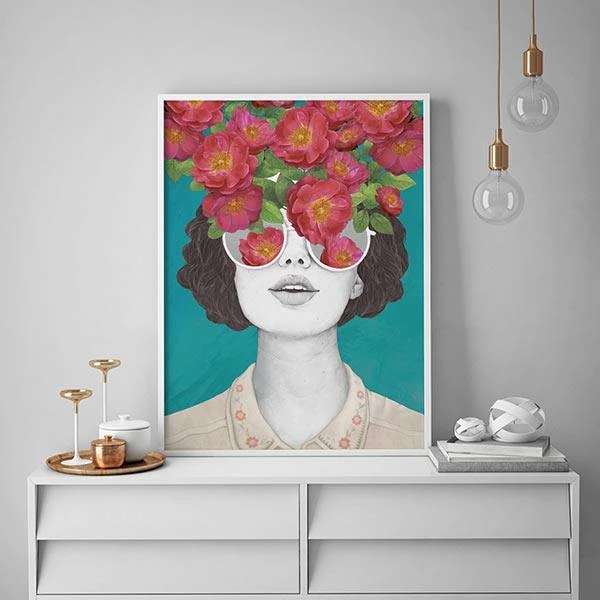 تابلو طرح انعکاس زیبایی کد T300527