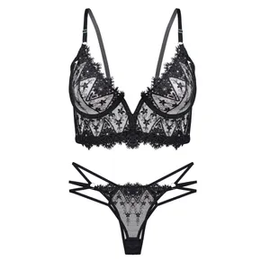 ست شورت و سوتین زنانه مدل میسا نگین دار کد s442 رنگ مشکی