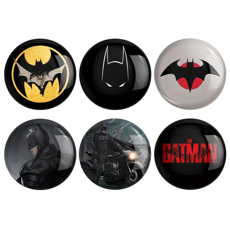 مگنت خندالو طرح بتمن Batman کد 1651B مجموعه 6 عددی