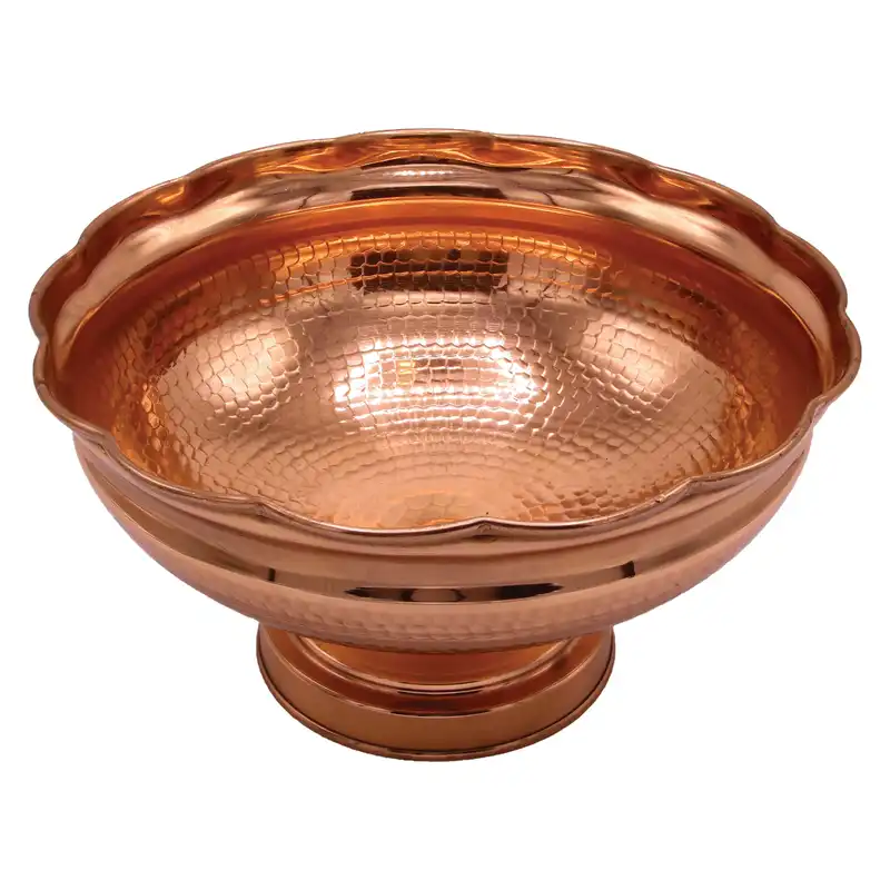 شکلات خوری مسی مدل پایه کوتاه کد MA743