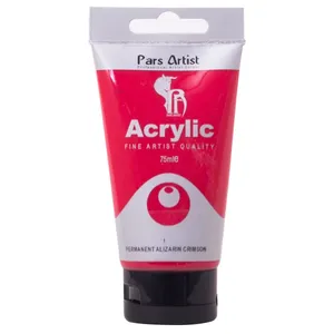 رنگ اکریلیک پارس آرتیست کد 01 Permanent Alizarin Crimson سایز 075
