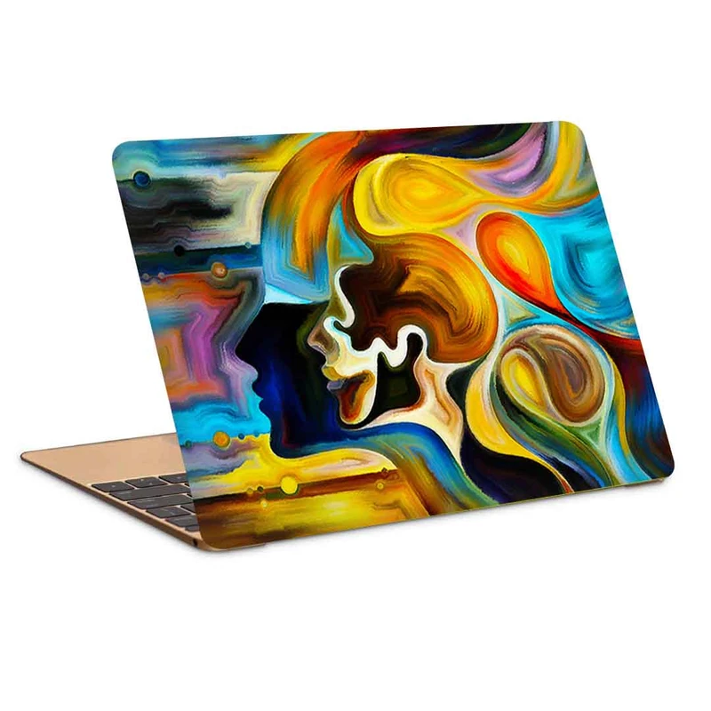 استیکر لپ تاپ مدل woman oil painting 4 کد c-996 مناسب برای لپ تاپ 15.6 اینچ