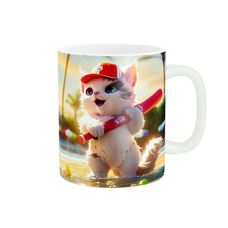 ماگ پاد آفرین مدل گربه ورزشکار کد 1050