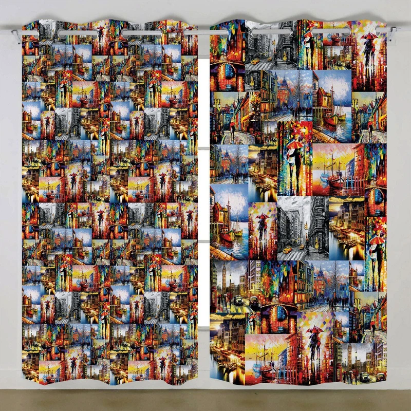 پرده مخمل رنس مدل C33-50100 ارتفاع 290 سانتی متر