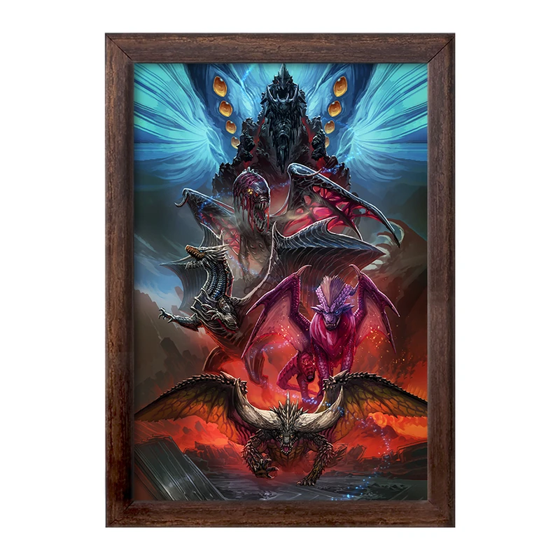 تابلو خندالو طرح بازی شکارچی هیولا (Monster Hunter) کد 33282