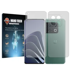 Nano tech transparent screen protector suitable OnePlus 10 Pro mobile phone along with back of the phone
