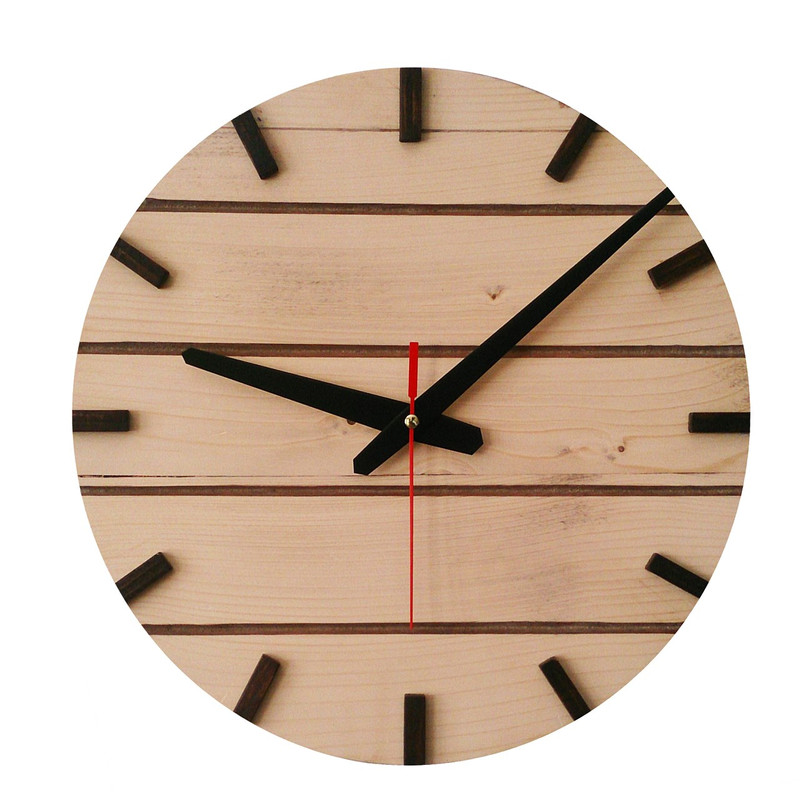 ساعت دیواری چوبی کد 01