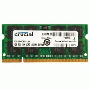 رم لپ تاپ کروشیال مدل DDR2 PC2 6400s MHz ظرفیت 4گیگابایت