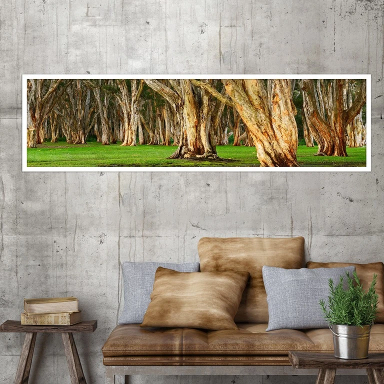 تابلو بکلیت طرح طبیعت جنگل مدل کشیده W-7556