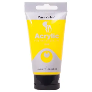رنگ اکریلیک پارس آرتیست کد08 Cadmium Yellow Pale Hue