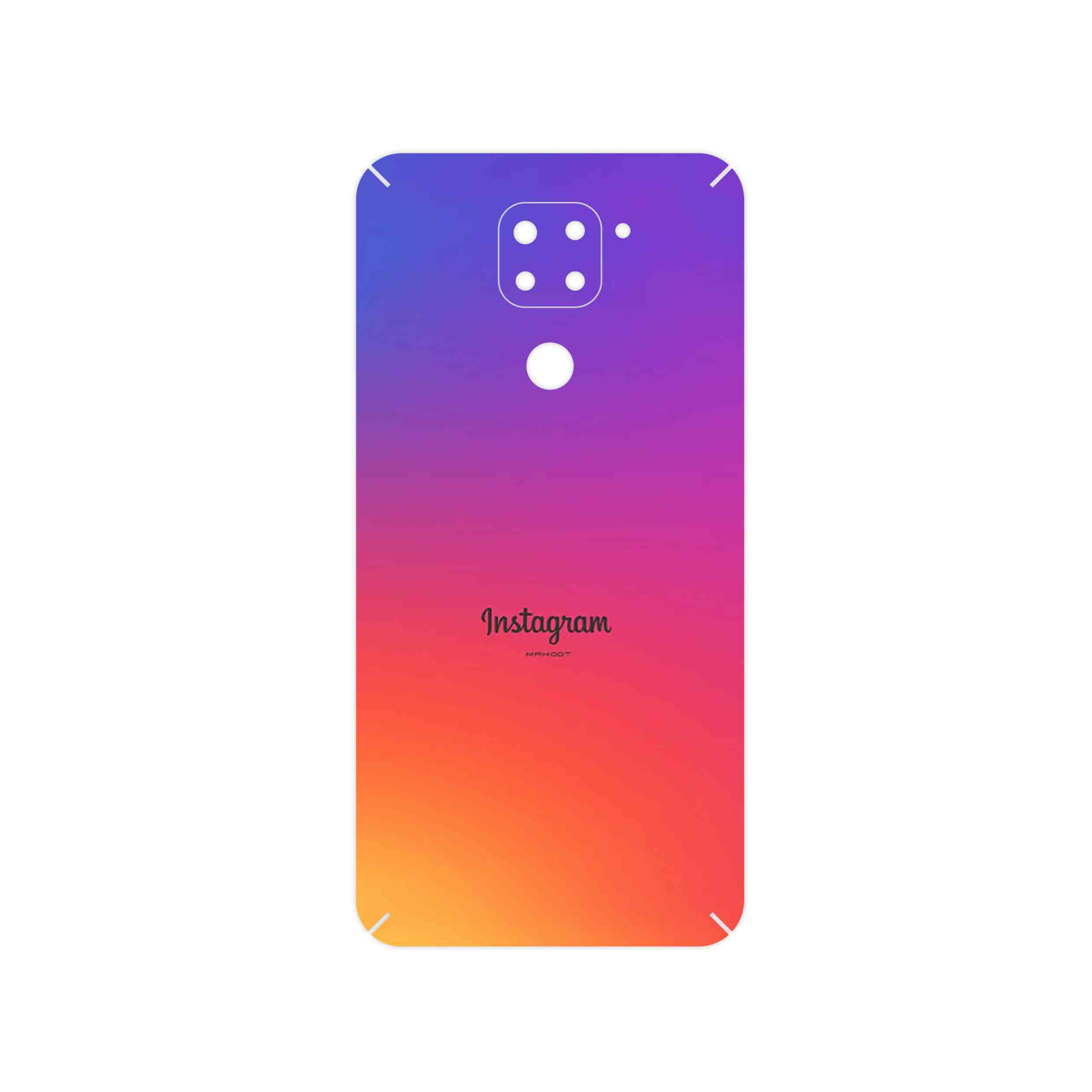 برچسب پوششی ماهوت مدل Instagram مناسب برای گوشی موبایل شیائومی Redmi 10X