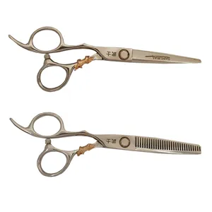 قیچی آرایشگاهی سامورایی مدل PG60 مجموعه 2 عددی