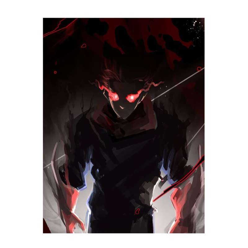 استیکر لپ تاپ و موبایل مدل انیمه طرح جوجوتسو کایسن ایتادوری یوجی jujutsu kaisen yuji itadori کد 669