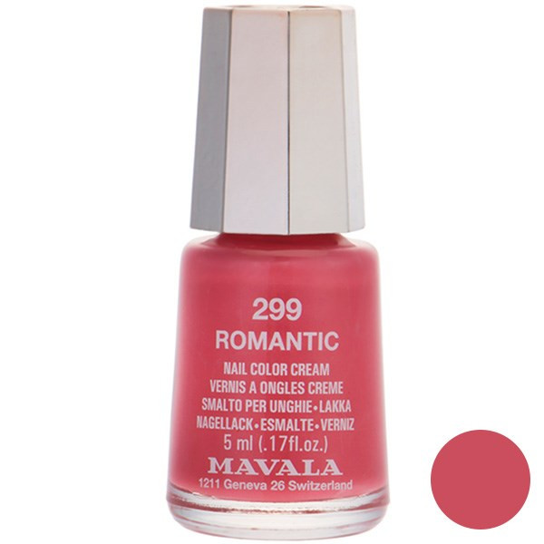 لاک ناخن ماوالا مدل Mini Romantic شماره 299