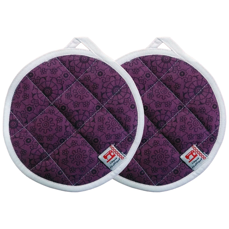 دستگیره منسوجات خسروشاهی برتر مدل گرد کد DGM215 بسته 2 عددی