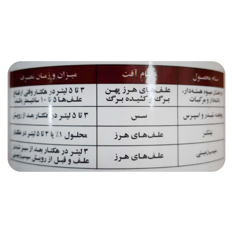 علف کش پاراکوات شیمی گستران مدل گراماکسون حجم 1 لیتر