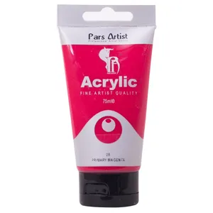 رنگ اکریلیک پارس آرتیست کد 28 Primary Magenta سایز 075