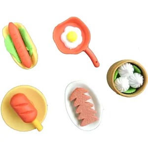 پاک کن پرنیان هفت رنگ مدل Food بسته 5 عددی