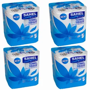 دستمال حوله ای ساحل مدل  S 16 چهار بسته 4 عددی