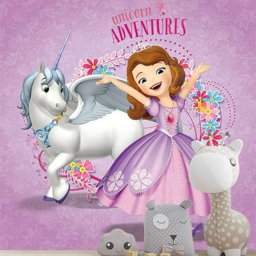 پوستر دیواری اتاق کودک طرح پرنسس سوفیا