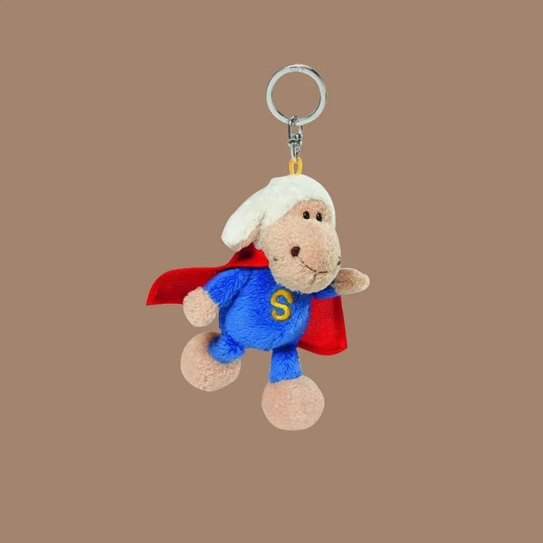 آویز عروسکی نیکی طرح بره مدل Jolly the Superman Keyring