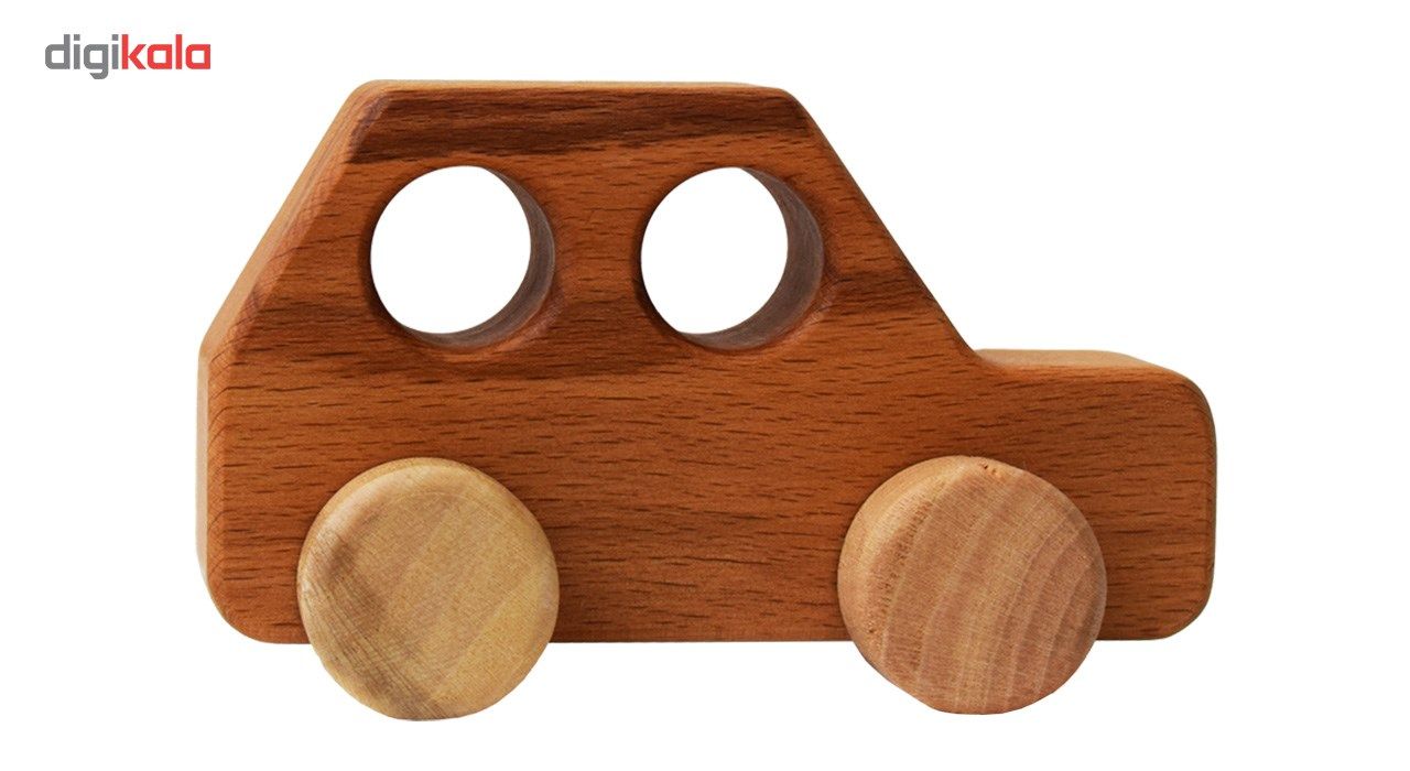 ماشین اسباب بازی چوبی پوپولوس مدل HiCar2