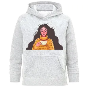 هودی زنانه طرح دخترانه مدل H520