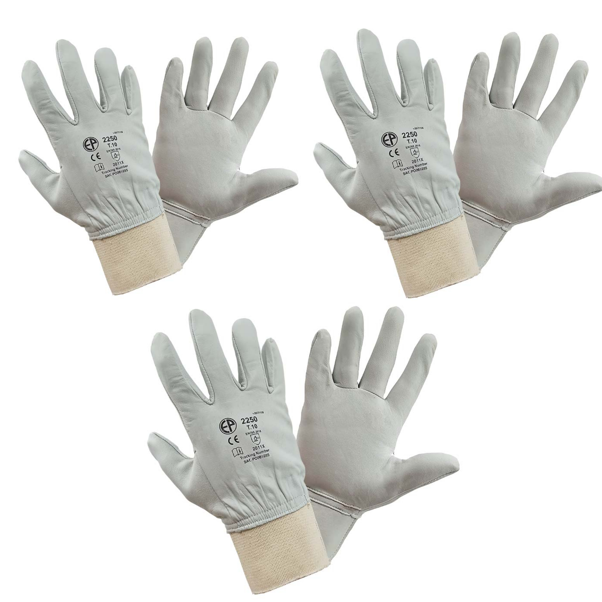 دستکش ایمنی مدل آرگون کد E654 مجموعه 3 عددی