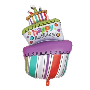 بادکنک بانیبو مدل Happy Birthday Cake