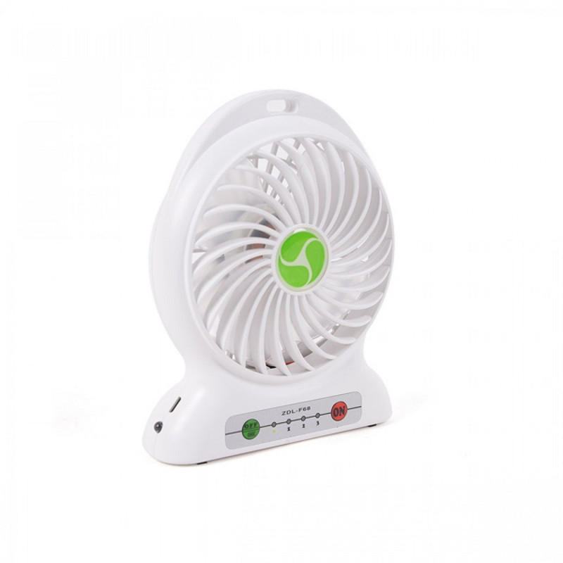 پنکه همراه مدل ZDL- F68 با ظرفیت 2 باتری