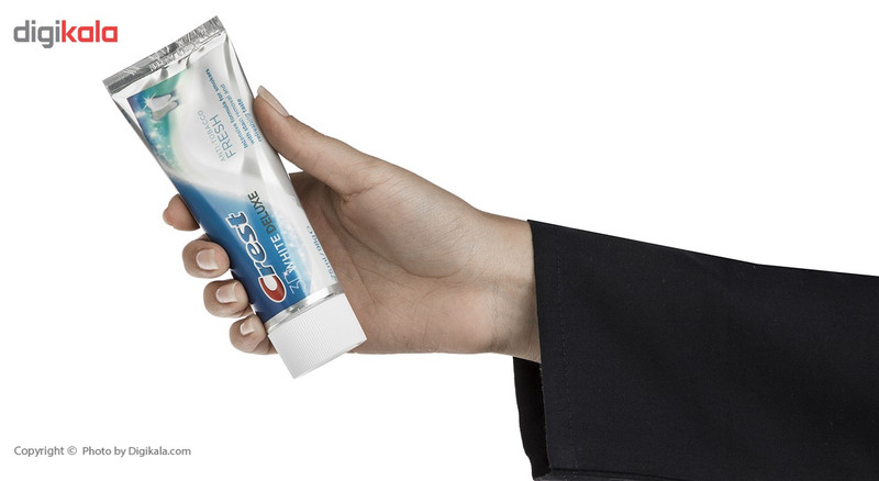 خمیر دندان کرست سری 3D White مدل Anti-Tobacco Fresh حجم 75 میلی لیتر خمیر دندان کرست سری 3D White مدل Anti-Tobacco Fresh حجم 75 میلی لیتر