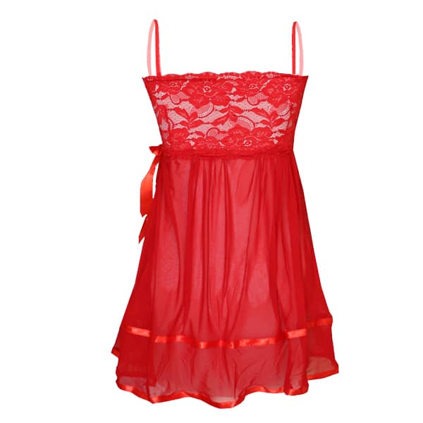 لباس خواب زنانه مدل 5106 رنگ قرمز