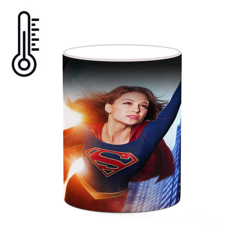 ماگ حرارتی کاکتی مدل سوپرگیرل Supergirl کد mgh39960