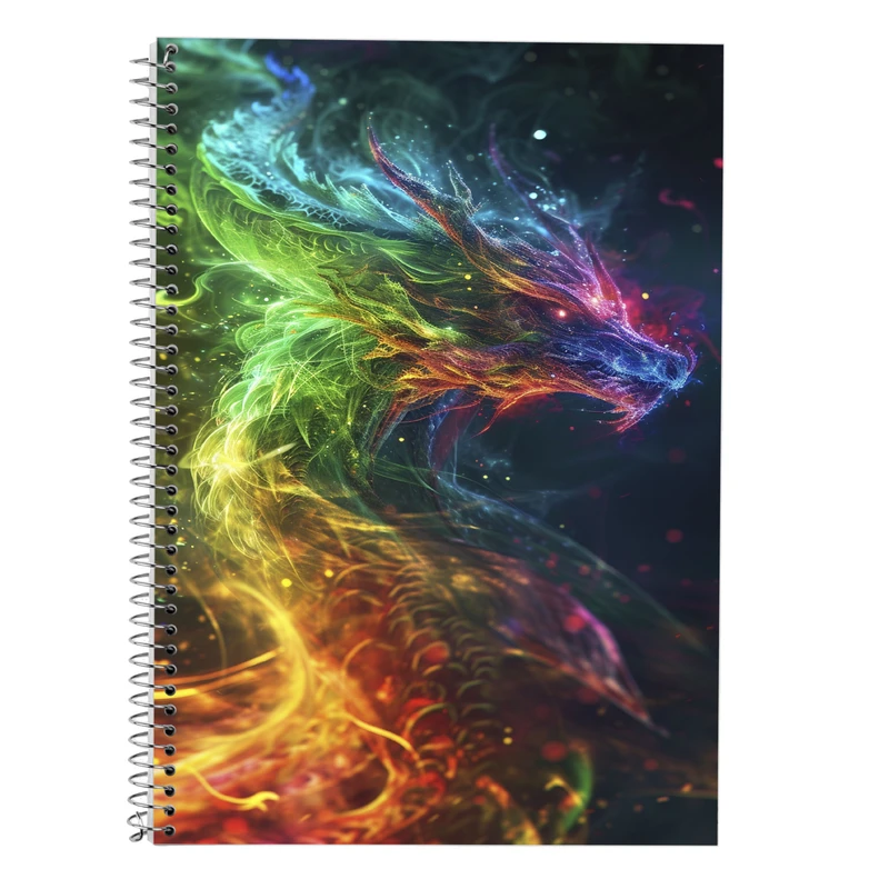 دفتر زبان 50 برگ مدوپد مدل سه خط طرح فانتزی کد DF14448