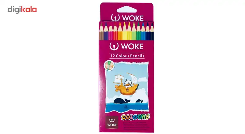 مداد رنگی 12 رنگ ووک مدل 9403P