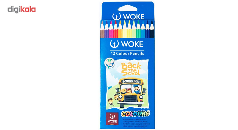 مداد رنگی 12 رنگ ووک مدل 9403B