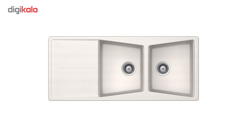 سینک کلاسیک توکار مدل روناکس 205 سایز 116×50