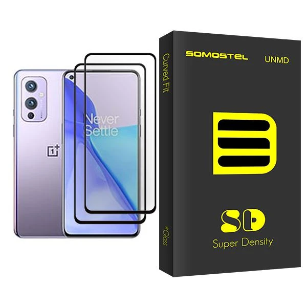 محافظ صفحه نمایش سوماستل مدل SD Glass MIX002 مناسب برای گوشی موبایل وان پلاس 9 بسته دو عددی