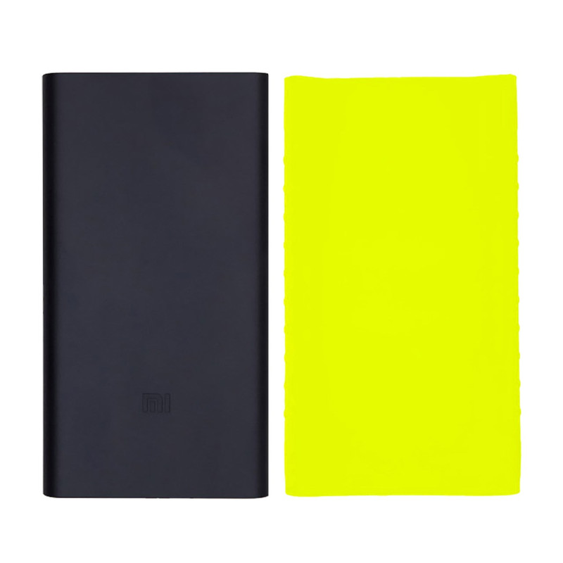 شارژر همراه  شیائومی مدل  Mi Power Bank  با ظرفیت  10000 میلی آمپر ساعت  به همراه یک عدد  کاور سیلیکونی