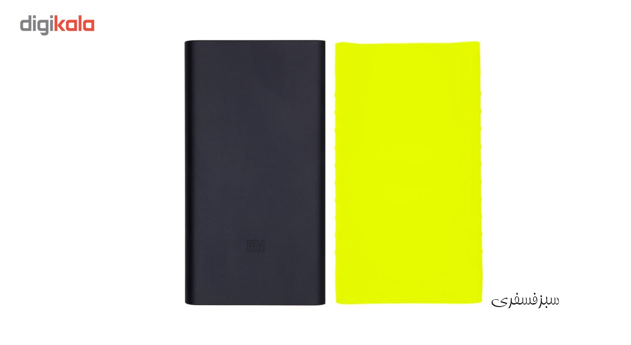 شارژر همراه  شیائومی مدل  Mi Power Bank  با ظرفیت  10000 میلی آمپر ساعت  به همراه یک عدد  کاور سیلیکونی