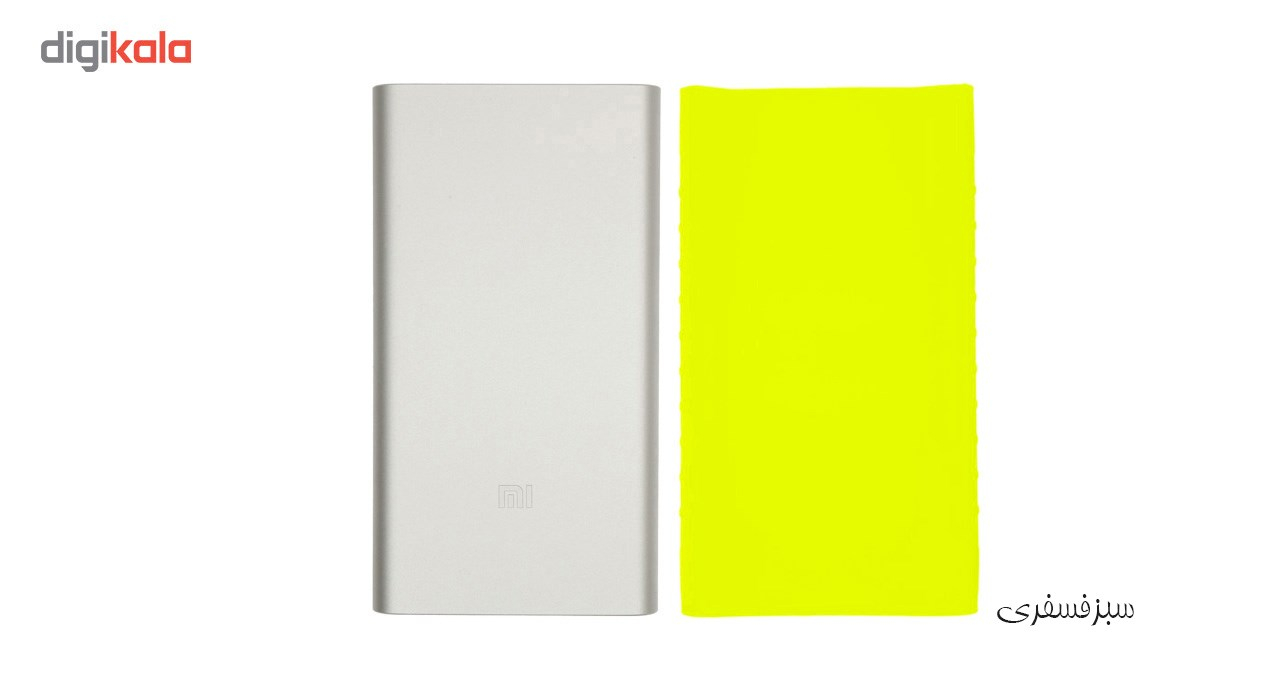 شارژر همراه  شیائومی مدل  Mi Power Bank  با ظرفیت  10000 میلی آمپر ساعت  به همراه یک عدد  کاور سیلیکونی