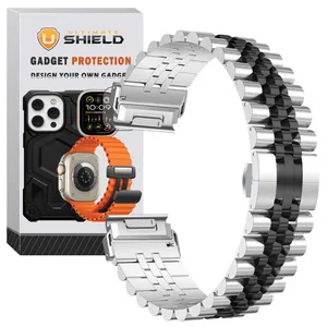 Ultimate Shield 5Row SLV2C GRM22 Band Compatible with Garmin Descent G1 / Descent G1 Solar (22mm) Smartwatch