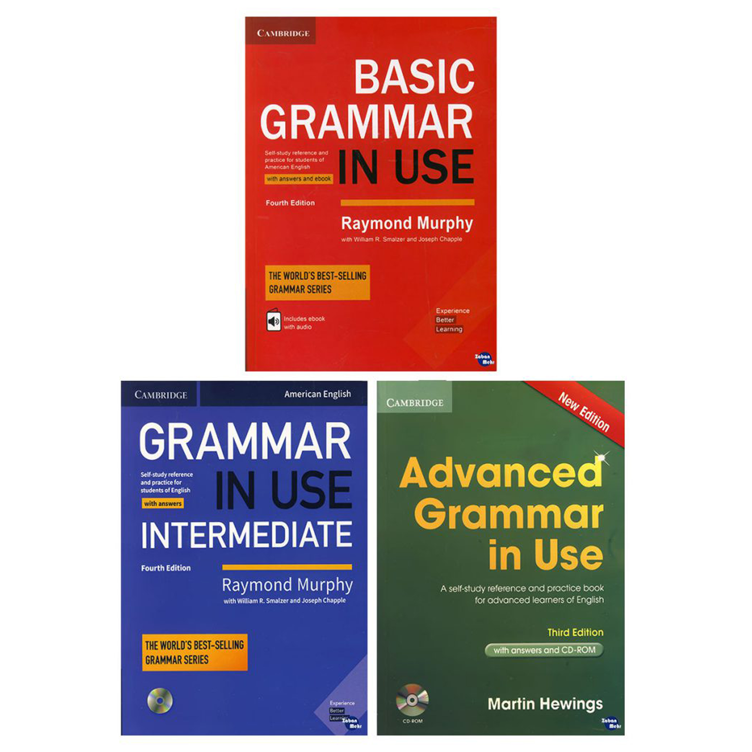 کتاب American Grammar In Use 4th اثر Raymond Murphy انتشارات هدف نوین 3 جلدی