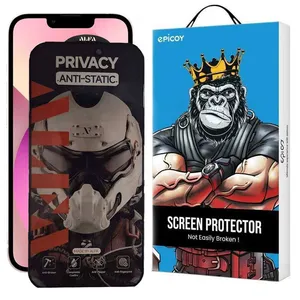 Epicoy Alpha Privacy Screen Protector For Apple iPhone 16e/14/13 Pro/13