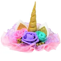 تل مو دخترانه ریماز مدل یونیکورن اسب تک شاخ کد 0133