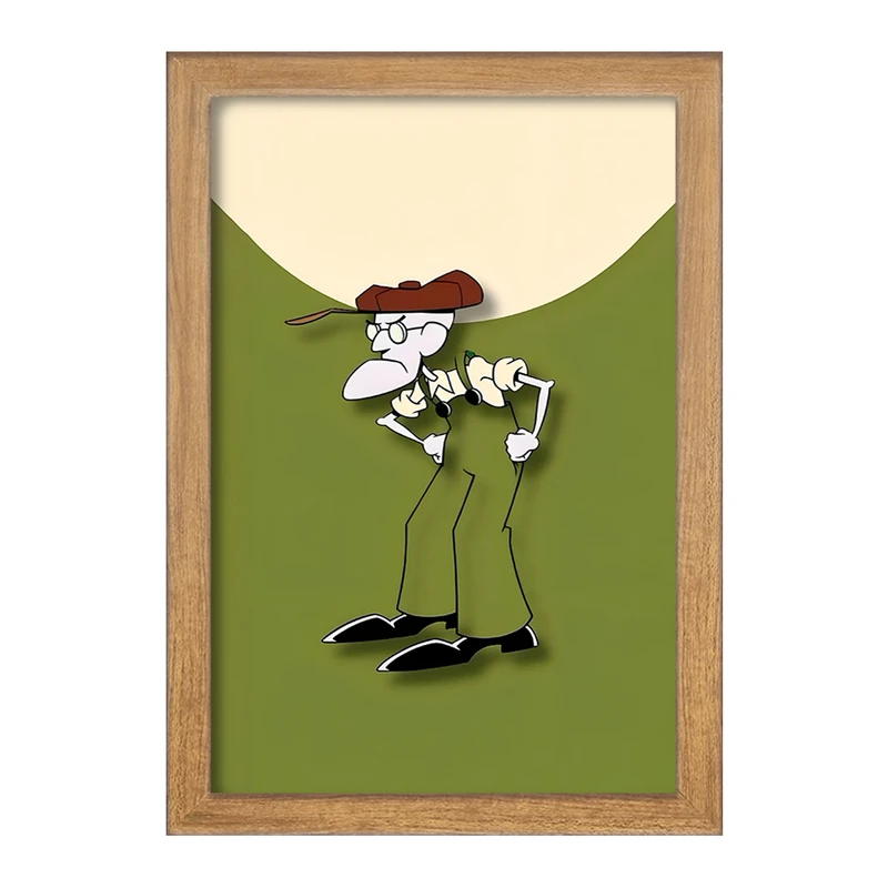 تابلو خندالو مدل شجاعت سگ ترسو (Courage the Cowardly Dog) کد F10806