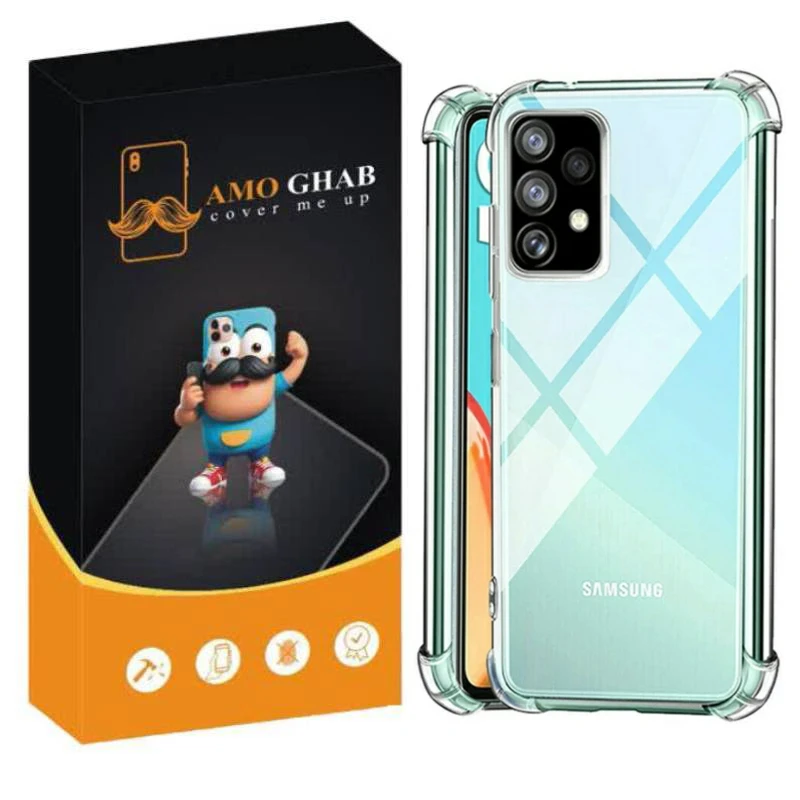 کاور عمو قاب مدل Crystal مناسب برای گوشی موبایل سامسونگ Galaxy A72