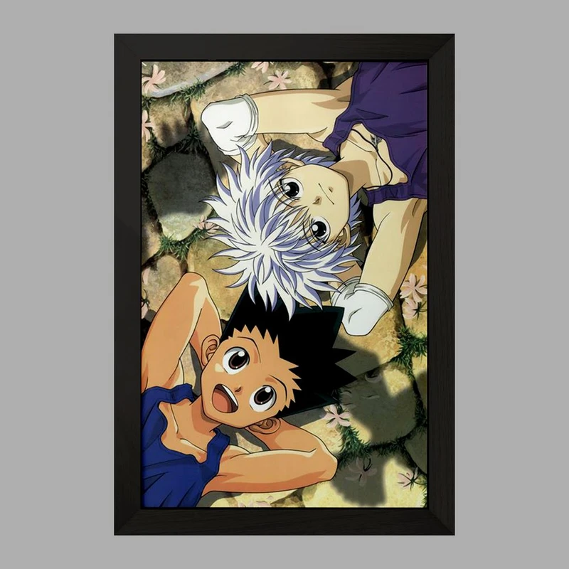تابلو خندالو مدل گون و کیلوا انیمه هانتر ایکس هانتر Hunter × Hunter کد 11949