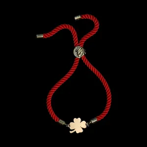 دستبند طلا 18 عیار زنانه الن نار مدل گل کد EN9558